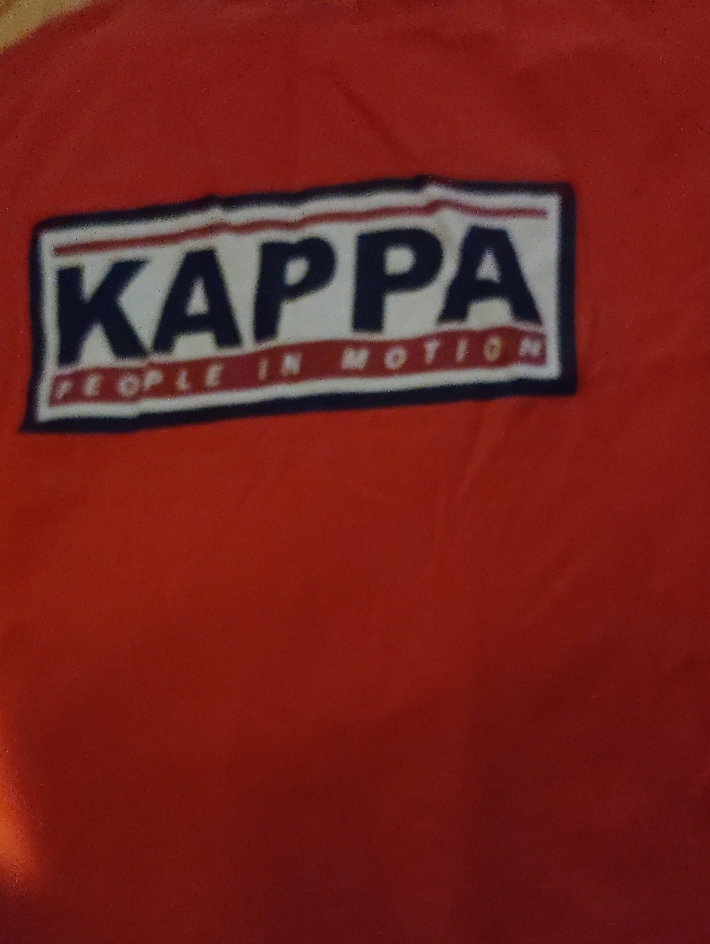 Kappa Men's  Bright Red Logo Tee